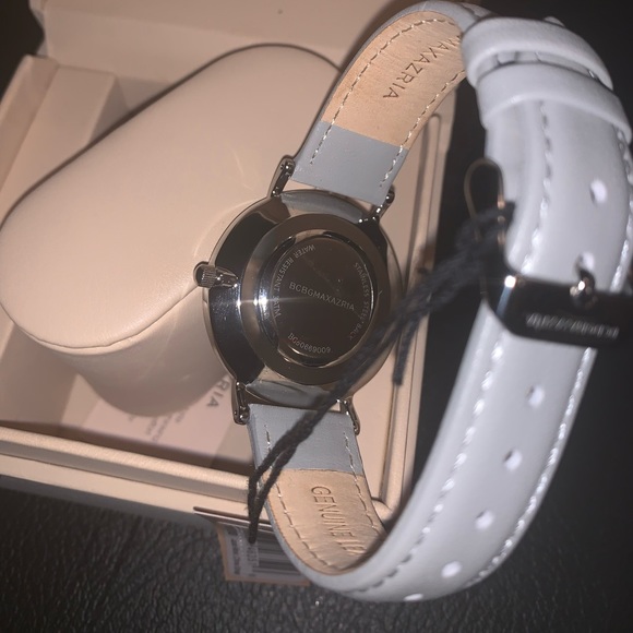 BCBGMAXAZRIA Women's Quartz Watch with Leather Strap - Picture 2 of 3